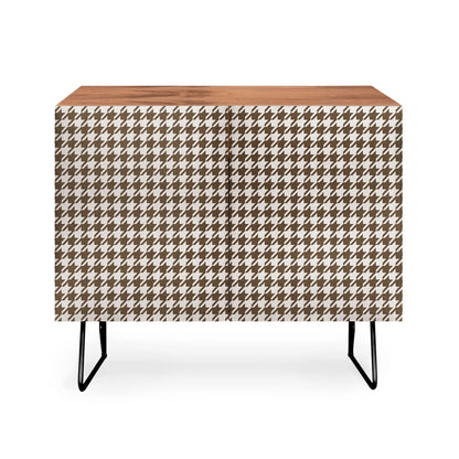 Avenie cozy houndstooth cabinet credenza