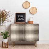 Avenie cozy houndstooth cabinet credenza