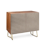 Avenie cozy houndstooth cabinet credenza