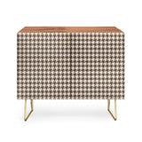 Avenie cozy houndstooth cabinet credenza