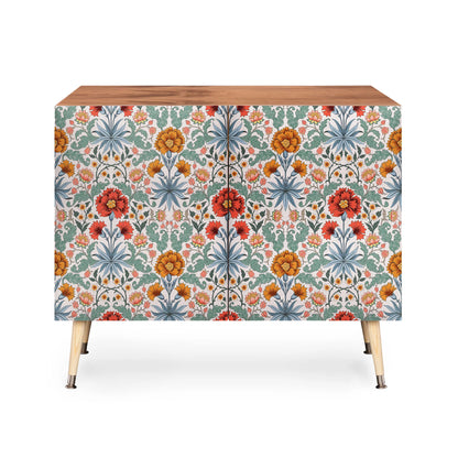 Avenie morris inspired carnation iii credenza cabinet