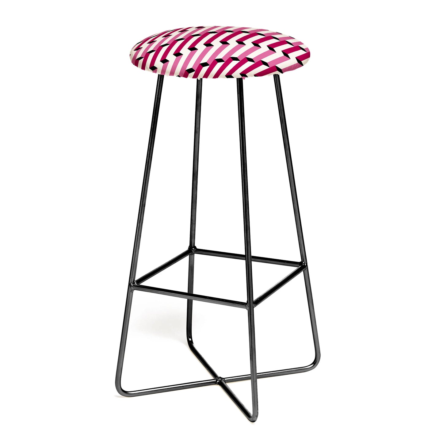 Columns pattern stool