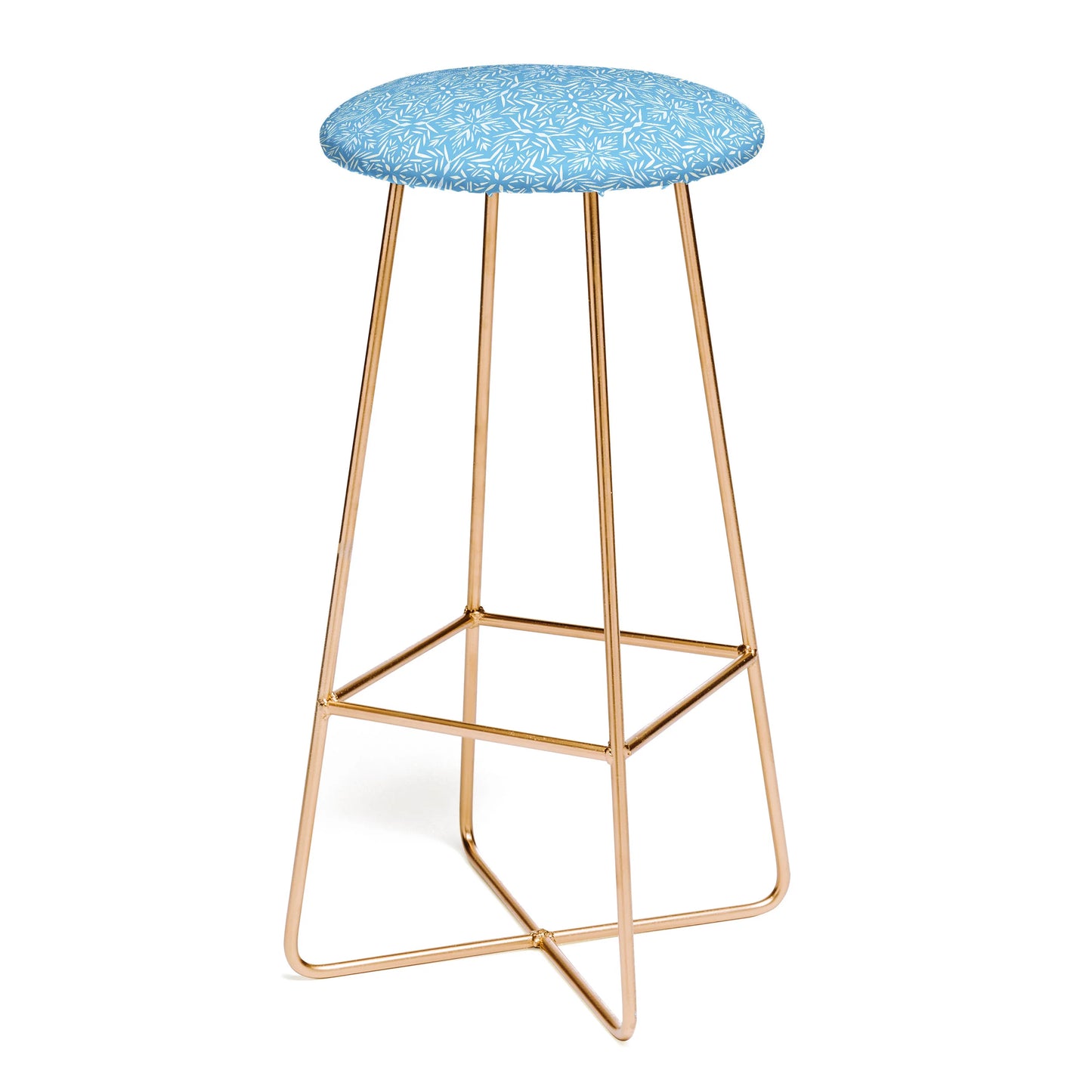 Stella tiles blue stool