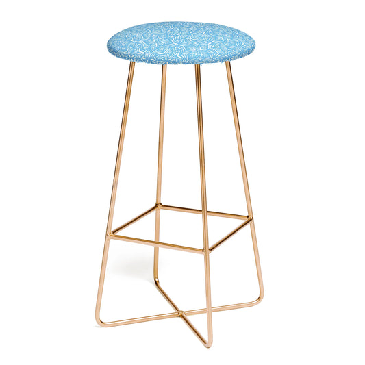 Stella tiles blue stool