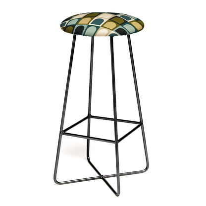 Checker arches pastel tones I & II stool