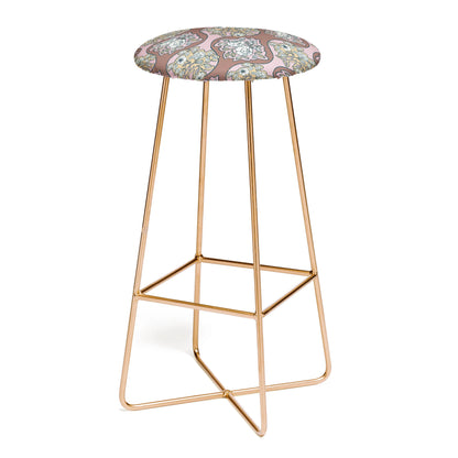 Classic floral arrangement stool