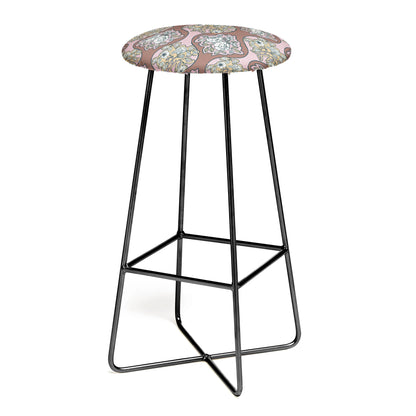 Classic floral arrangement stool