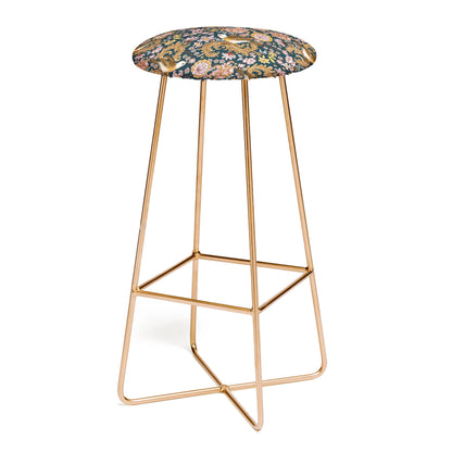 Ornate bird garden stool