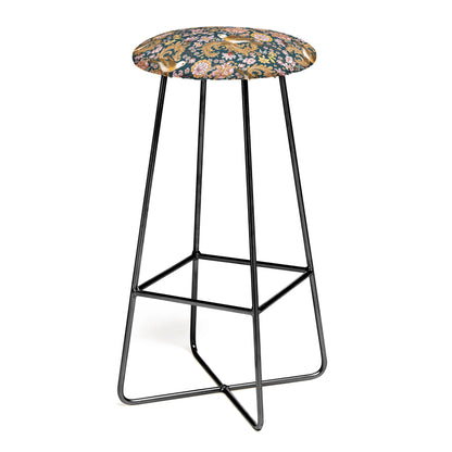 Ornate bird garden stool