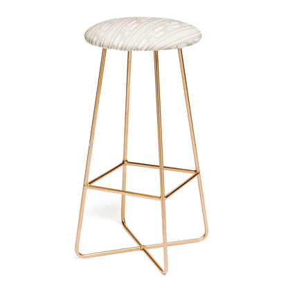 Lavender striped neutral stool