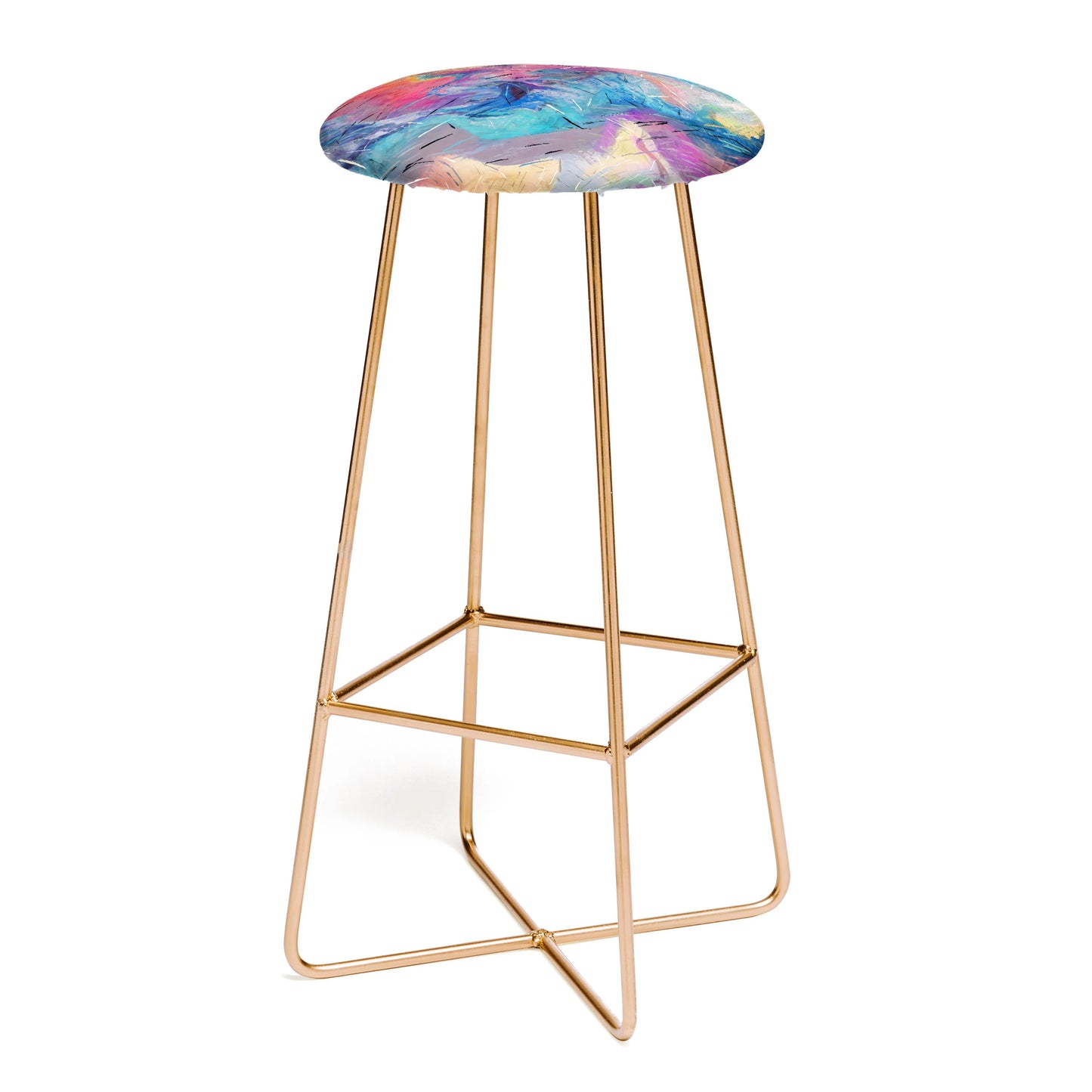 Soul driven abstraction stool