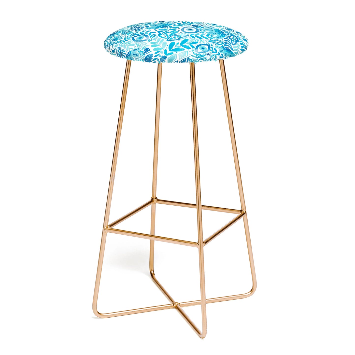 Mystical leafy oasis stool