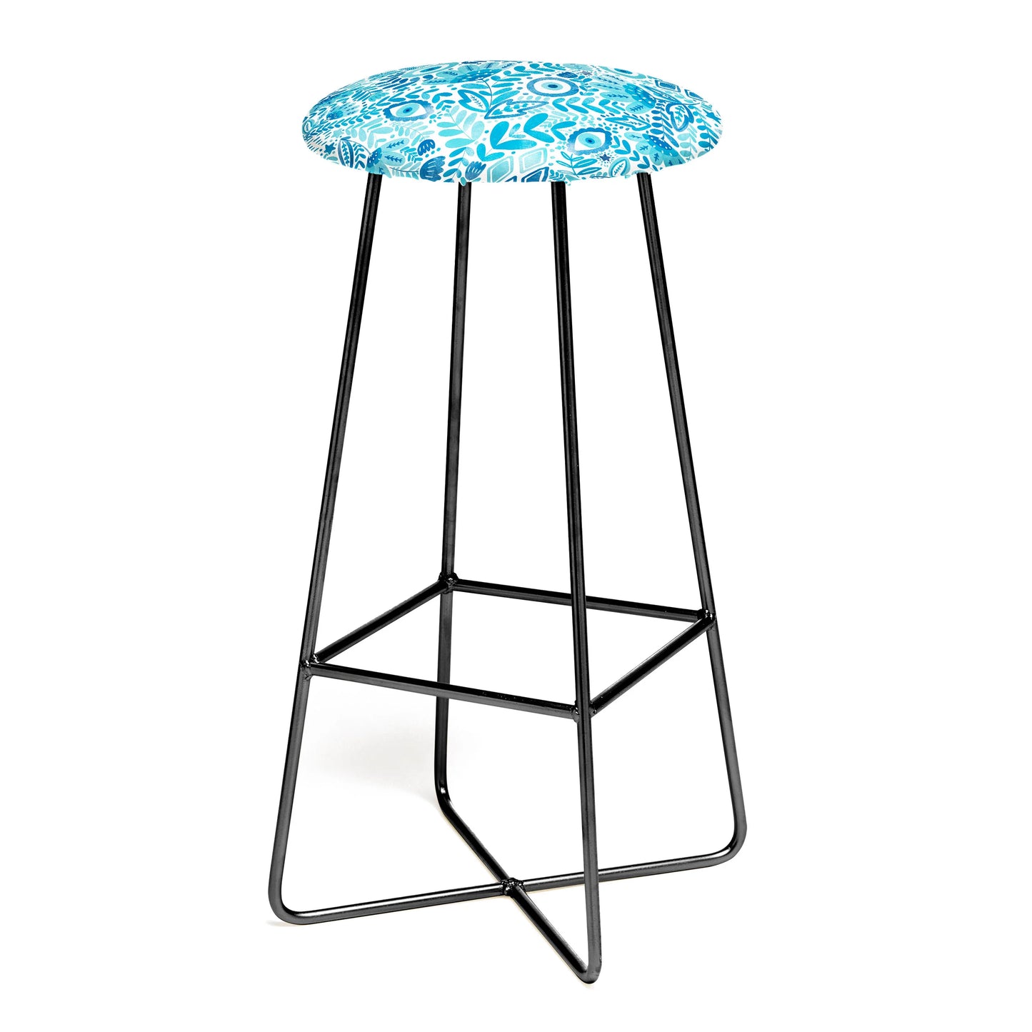 Mystical leafy oasis stool