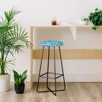 Mystical leafy oasis stool