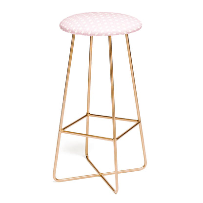 Vintage jewels blush pink stool