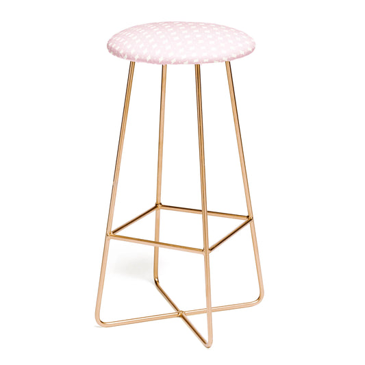 Vintage jewels blush pink stool