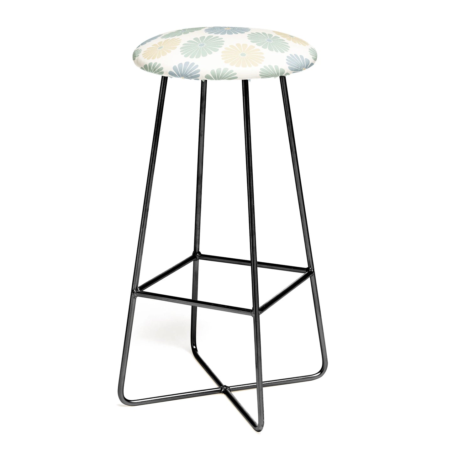 Retro daisy multicolor I & II stool