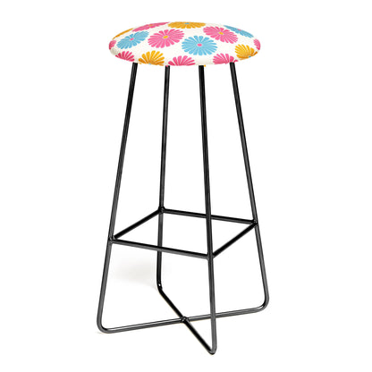 Retro daisy multicolor I & II stool