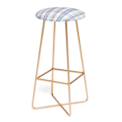 Folktale plaid stool