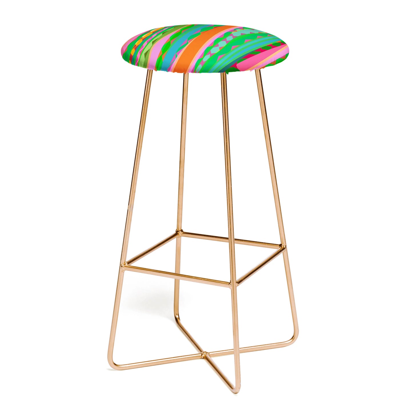 Bazaar brazil green stool