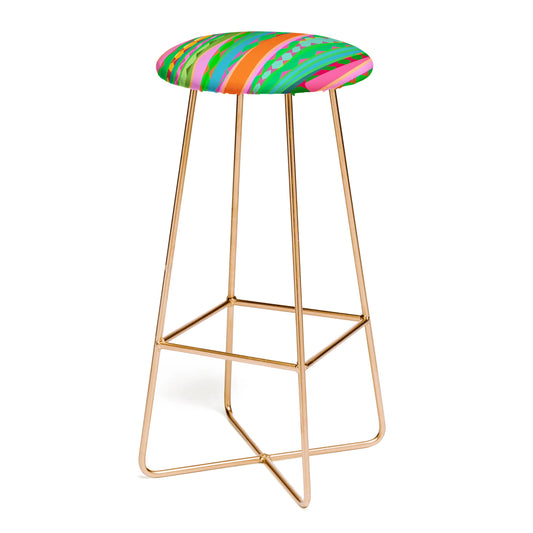 Bazaar brazil green stool