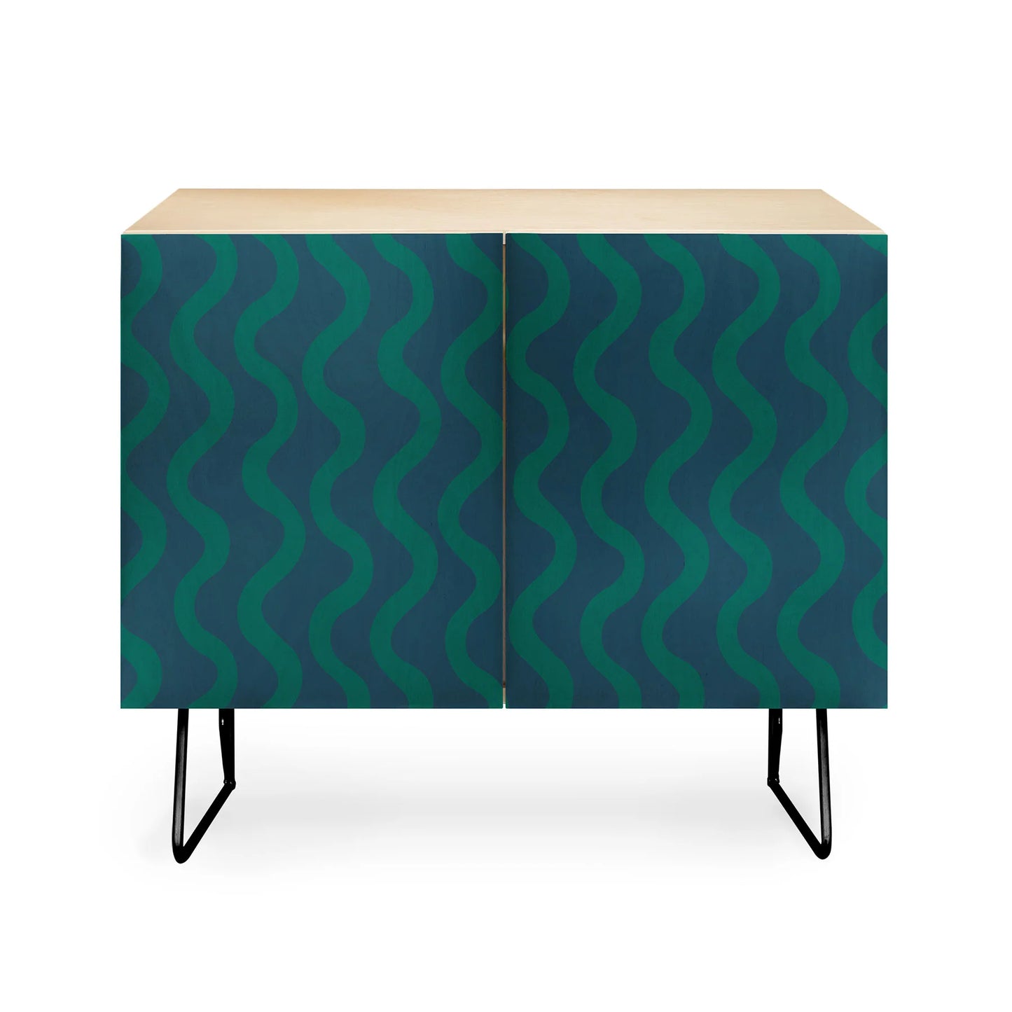 Camilla foss scandi wavy cabinet credenza
