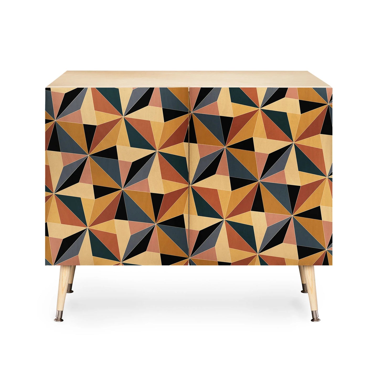 Color poems kaleidoscope cabinet credenza