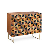 Color poems kaleidoscope cabinet credenza