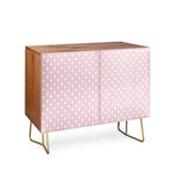 Color poems vintage jewels blush pink cabinet credenza