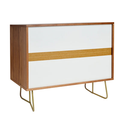 Mirimo multicolor gingham grid cabinet credenza