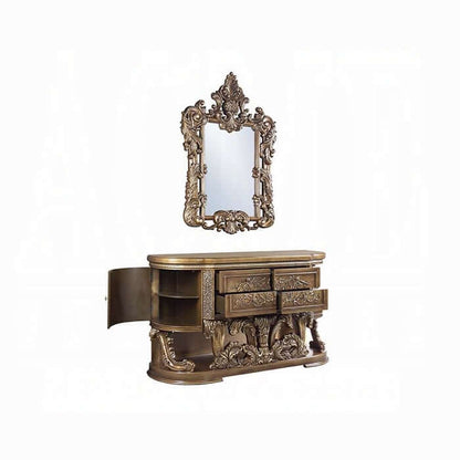 Acme Constantine Server with Storage Cabinets and Drawers