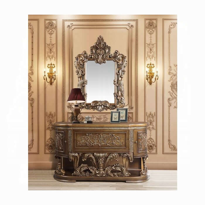 Acme Constantine Server with Storage Cabinets and Drawers