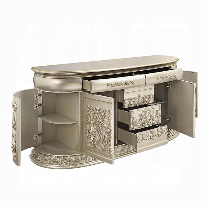 Acme Sorina Server Buffet Cabinet with Drawers Storage Shelves