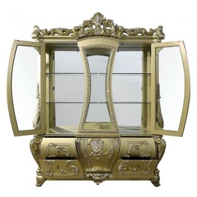 Cabriole Gold Bar Cabinet