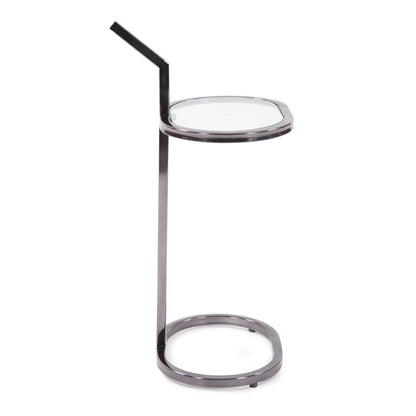 Stainless Oval Drink Table