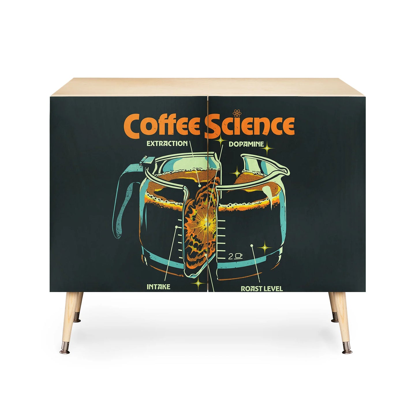Elan harris coffee science cabinet credenza