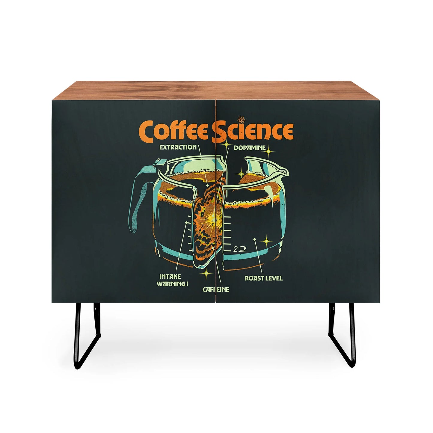 Elan harris coffee science cabinet credenza