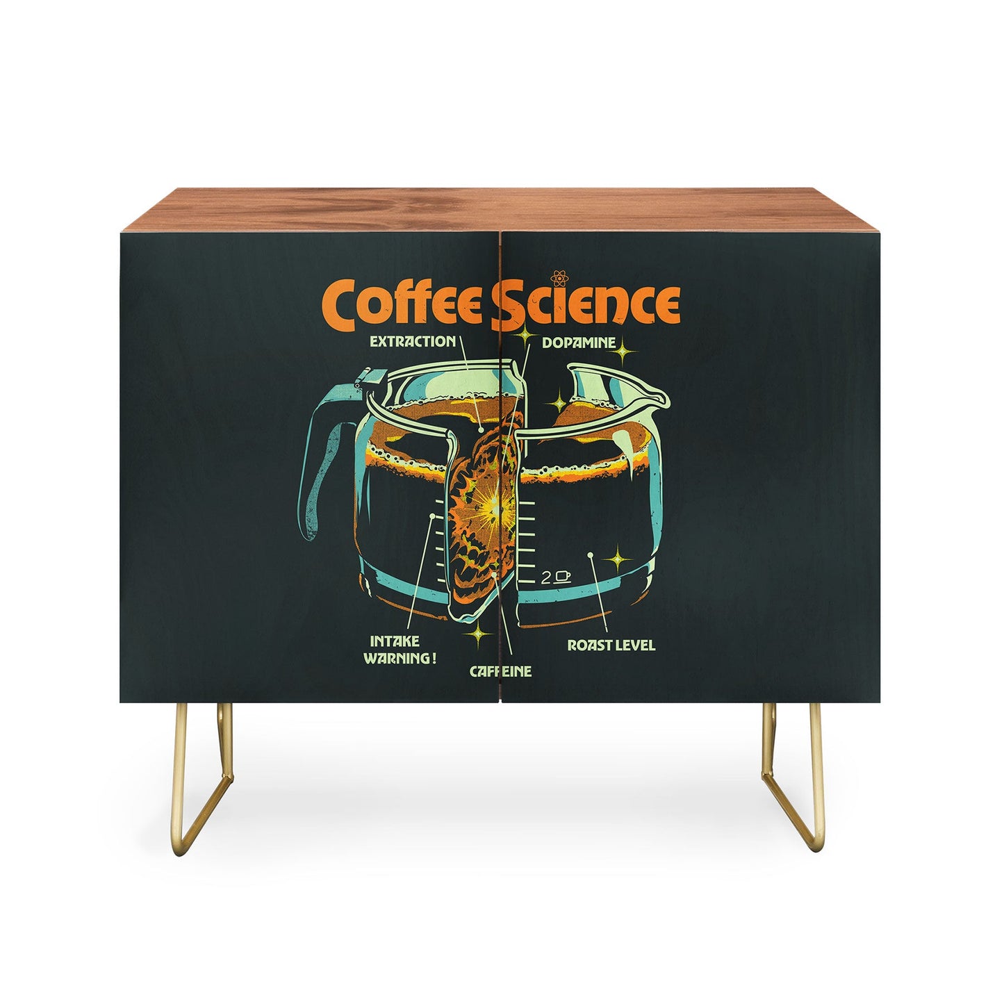 Elan harris coffee science cabinet credenza