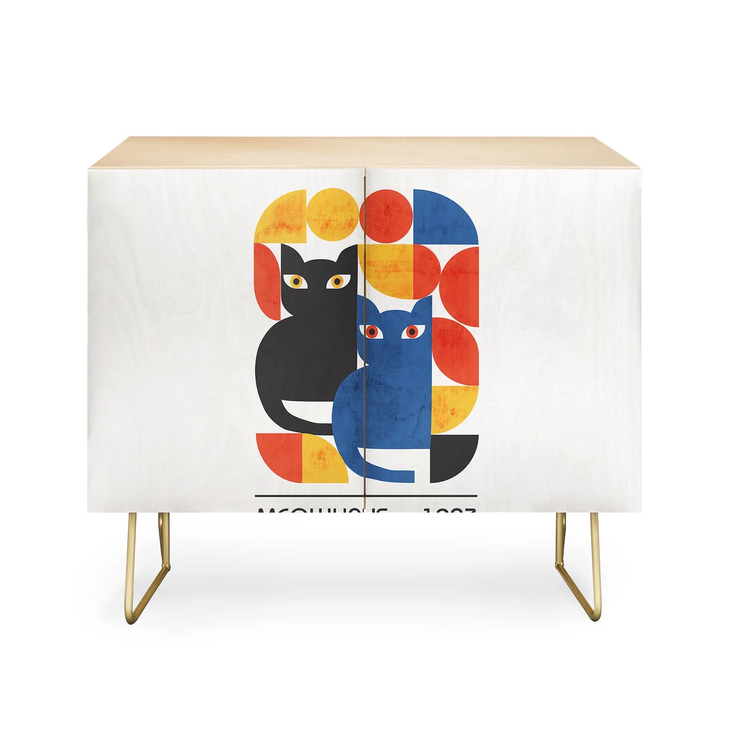 Elan harris meowhaus 1923 credenza cabinet