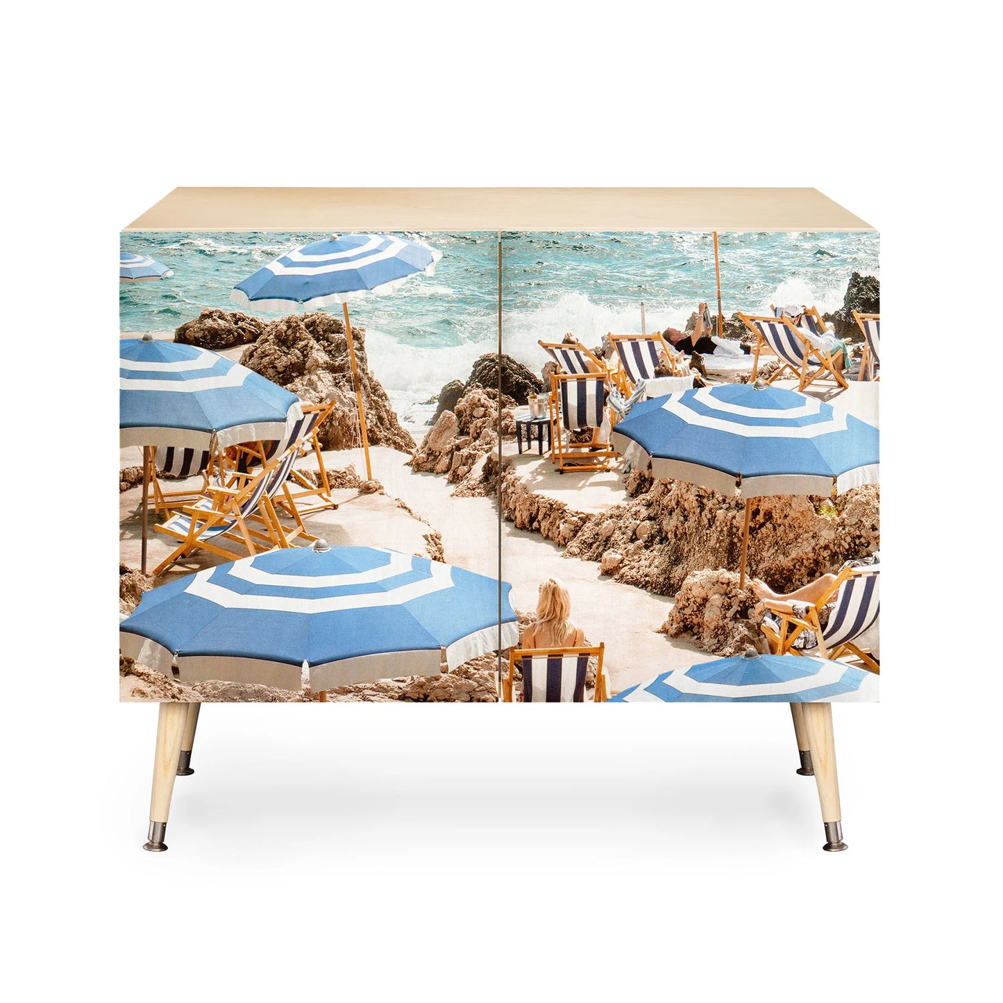 Gal design la fontelina beach cabinet credenza