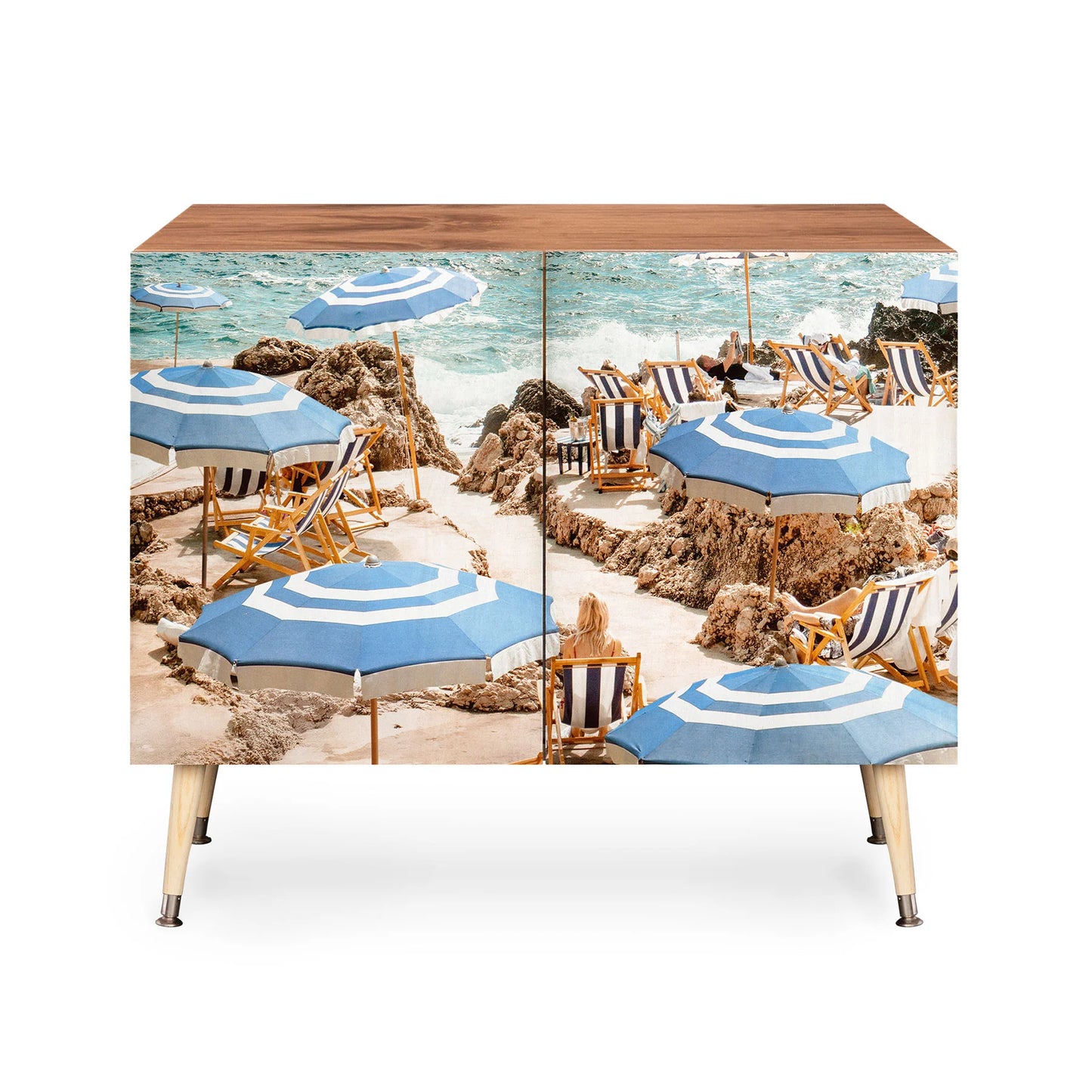 Gal design la fontelina beach cabinet credenza