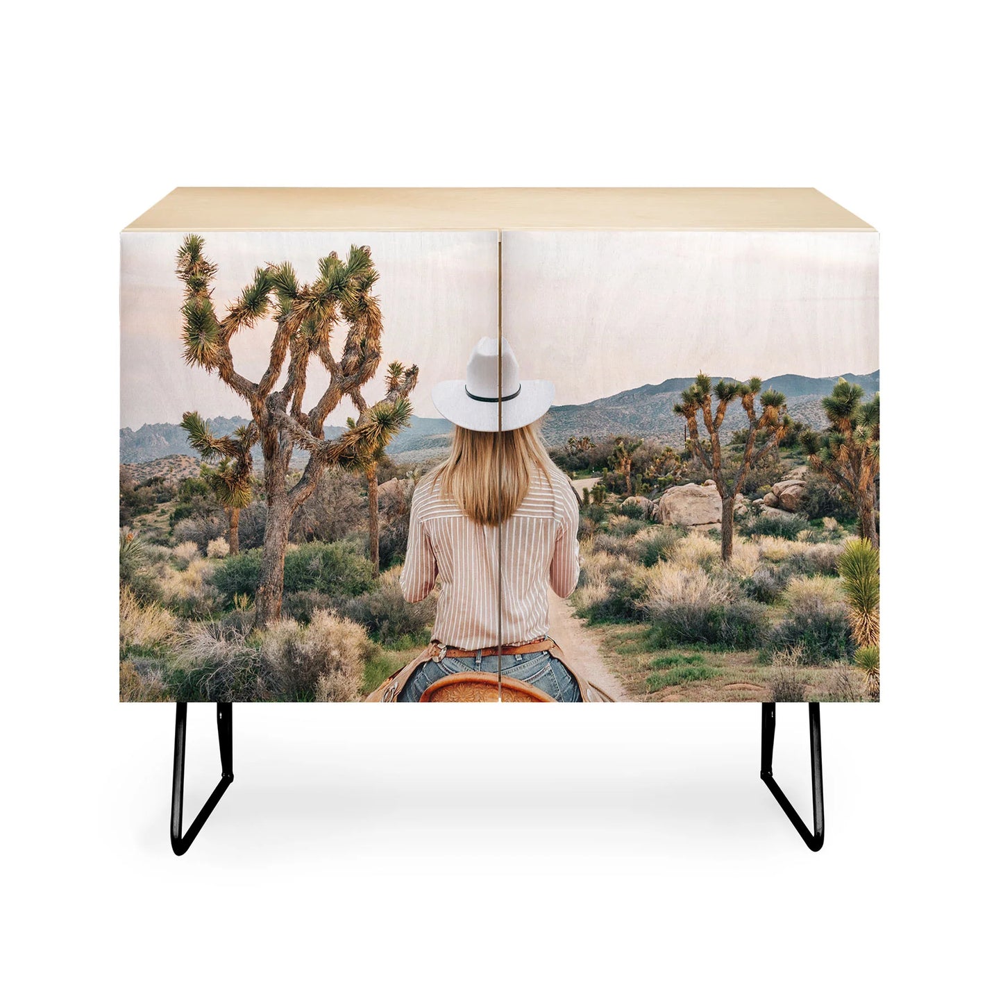 Desert cowgirl credenza cabinet