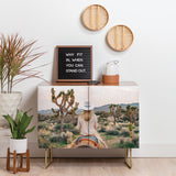 Desert cowgirl credenza cabinet
