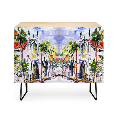 Ginette fine art french church cabinet credenza