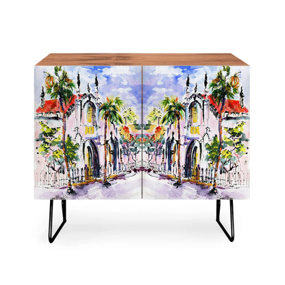 Ginette fine art french church cabinet credenza