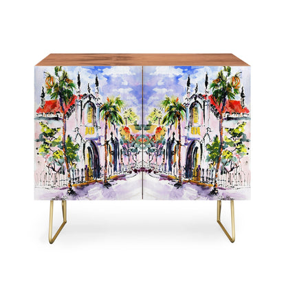 Ginette fine art french church cabinet credenza