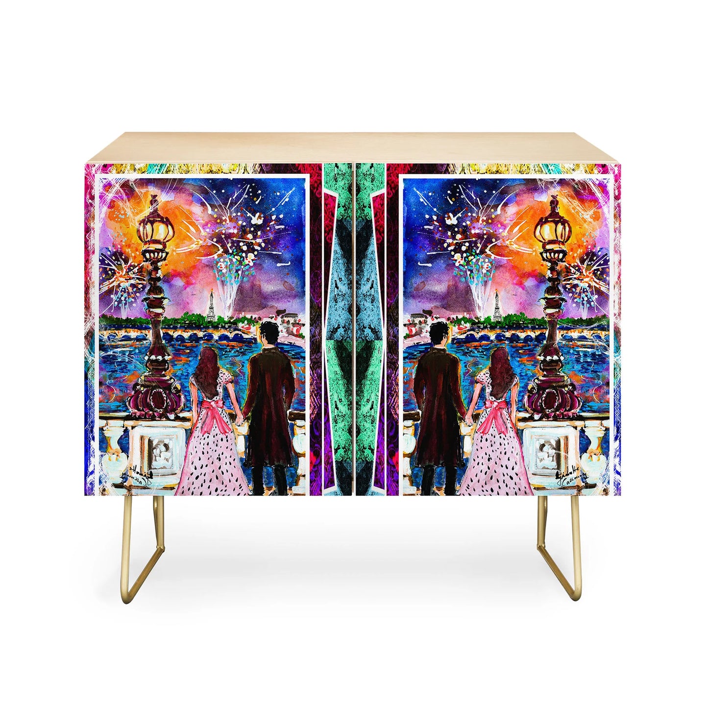 Ginette fine art new year in paris cabinet credenza