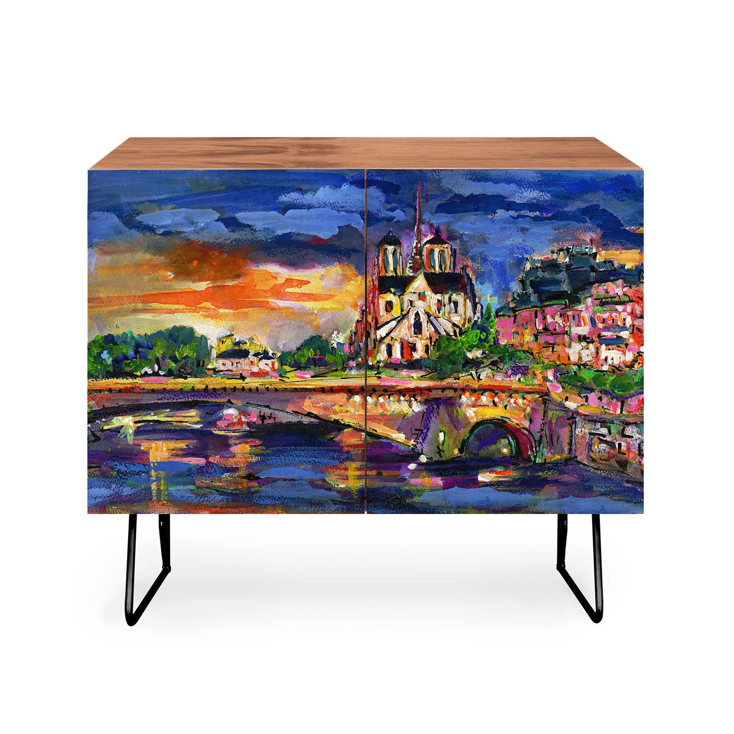 Ginette fine art paris notre dame cabinet credenza