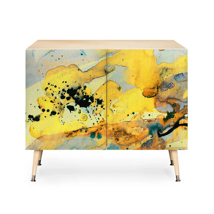 Ginette sorrento yellow italy cabinet credenza