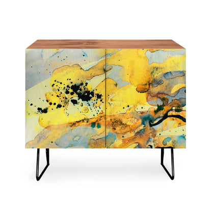 Ginette sorrento yellow italy cabinet credenza
